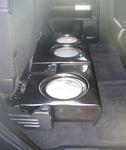 Bassforms BF3210TUNDRA Toyota Tundra 3 - 10 Inch Custom Fiberglass Subwoofer Box