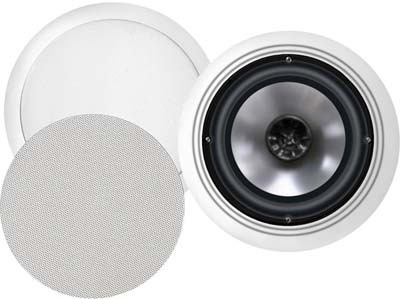 BIC FH6-C 6.5 Inch 2-way In-Ceiling Speakers With Swivel Mid/High Frequency Horns