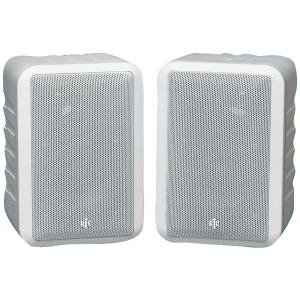 BIC RTR RTRV44-2 4 Inch / 2 Inch / .5 Inch 3-Way Indoor/Outdoor Speakers (White)