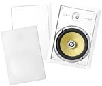 BIC VK-38W 8 Inch 3-WAY KEVLAR SERIES IN-WALL SPEAKERS WITH PIVOTING TWEETER
