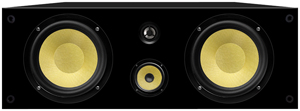 BIC VK-6LCR 6.5 Inch 3-WAY KEVLAR BLACK LACQUER ON-WALL LCR SPEAKER