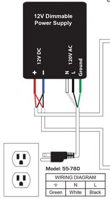Calrad 45-100.DPS 100 Watt Dimmable Power Supply for LED Lighting