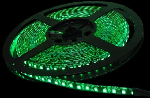 Calrad 92-300-GN-600 5M Green LED Light Strip on reel with 600 - 1 CHIP LED