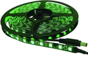 Calrad 92-300-GN-HG 5M Green LED Light Strip on reel with 300 - 3 CHIP LED