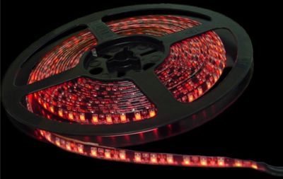 Calrad 92-300-RD-600 5M Red LED Light Strip on reel  with 600 - 1 CHIP LED