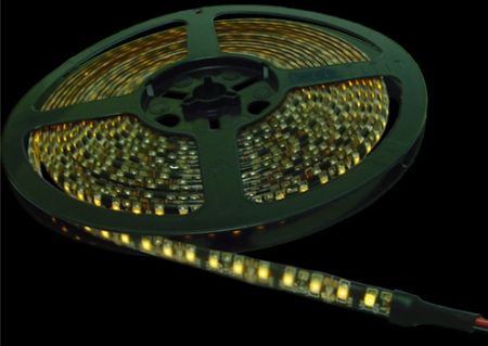 Calrad 92-300-YL-600 5M Yellow LED Light Strip on reel with 600 - 1 CHIP LED