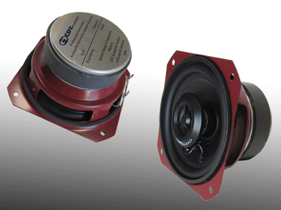 CDT Audio CL-4EX Classic 4 Inch 2 Way Coaxial Speakers with 3/4 Inch Silk Dome Tweeter