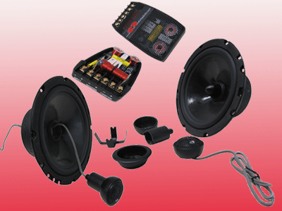CDT Audio CL-61CV Classic 6.5 Inch 2 Way Convertible Component Set 160 RMS