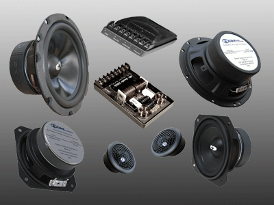 CDT Audio CL-642 Classic 6.5 Inch / 4 Inch / 1 Inch 3 Way Component Set 220 RMS