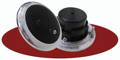 CDT Audio ES-02AL Eurosport 2 150 Watt Hybrid Midrange/Tweeters Pr Polished Aluminim Bezel