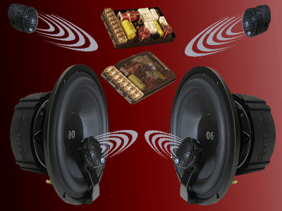 CDT Audio ES-063it EuroSport 6.5 Inch 2 Way Braxial AudioPhile Component Set with Upstage Tweeters 180 RMS ES-06 Midbass
