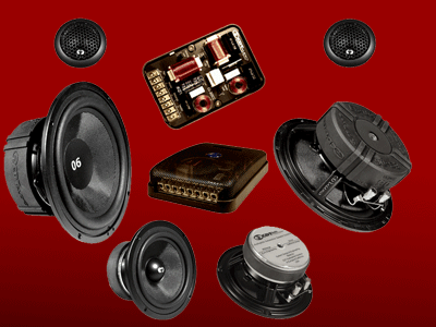 CDT Audio ES-0642i Eurosport Gold 6.5 Inch / 4 Inch / 1 Inch 3 Way Audiophile Component Set 250 RMS