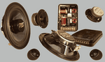 CDT Audio ES-632iMCC Eurosport Gold 6.5 Inch / 3 Inch / 1 Inch 250 Watt RMS 3 Way AudioPhile Component Set