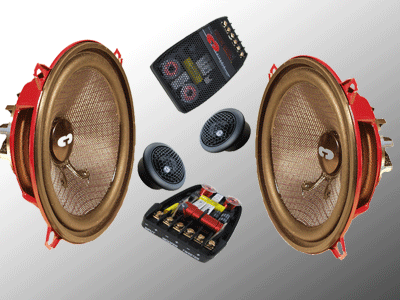 CDT Audio EU-51Neo Euro 5.25 Inch 2 Way Shallow Neo Component Set 140 RMS