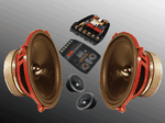 CDT Audio EU-51 Euro 5.25 Inch 2 Way Carbon Reinforced Component Set 140 RMS