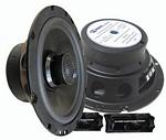 CDT Audio EU-6CX MB 6.5 Inch 2 Way 160 Watt Enhanced Bass Coaxial Speakers with In-Line Crossover