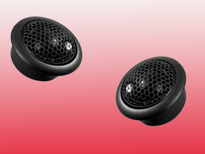 CDT Audio HD-100 High Definition 1.1 Inch Silk Dome Tweeters
