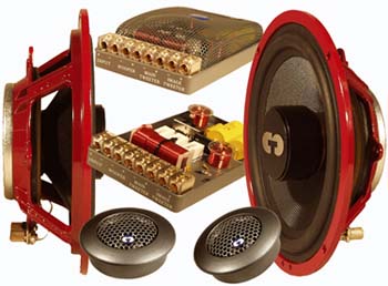 CDT Audio HD-62iM 6.5 Inch 2 Way High Definition Shallow Mount Component Set