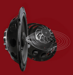 CDT Audio HD-65NX High Definition 6.5 Inch 2 Way Neo Shallow Mount Coaxial Speakers with 3/4 Inch Swivel Tweeter 2.5 Inch Depth