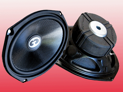 CDT Audio HD-690CF 6x9 Inch 200 RMS Carbon Fiber Subwoofer / Midwoofer