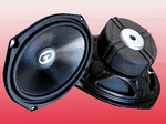 CDT Audio HD-690CF 6x9 Inch 200 RMS Carbon Fiber Subwoofer / Midwoofer