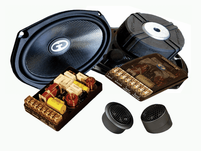 CDT Audio HD-690COM High Definition 6X9 Inch 2 Way Componenet Set with 1.1 Inch Silk Tweeter 200 RMS
