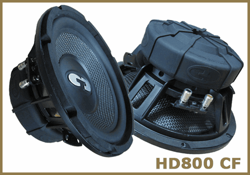CDT Audio HD-800CF 8 Inch 200 RMS Carbon Fiber SQ Subwoofer 4 Ohm
