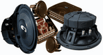 CDT Audio HD-82 8 Inch / 2 Inch 2 Way 300 RMS High Definition Component Set HD-800CF, HD-2, EX-2000