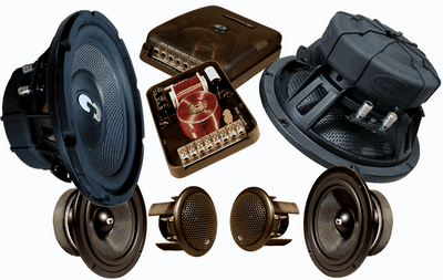 CDT Audio HD-842 8 Inch / 4 Inch / 2 Inch 3 Way 350 RMS High Definition Component Set HD-800CF, HD-4, HD-2, EX-2000