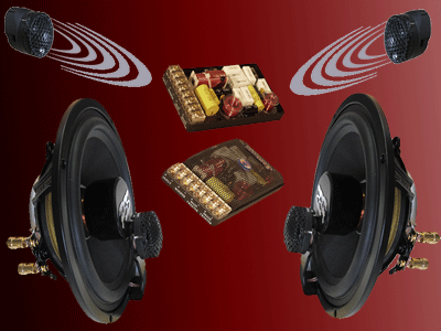 CDT Audio PSS-63imt Signature 6.5 Inch 2 Way Inverted Magnet Shallow Braxial AudioPhile Component Set with Image Tweeters 200 RMS