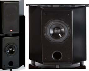 CDT Audio SonaSub Lag 250W 6.5 Inch Compact Corner Subwoofer Pr