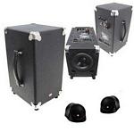 CDT SonaGo 2.1 Portable Speaker System 2-SonaPods / 100 RMS 6.8 Inch Active/Powered Subwoofer