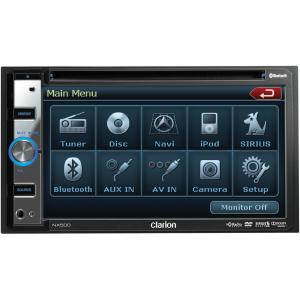 CLARION NX500 6.5 Inch DOUBLE-DIN TOUCHSCREEN MULTIMEDIA STATION WITH BUILT-IN BLUETOOTH & NAVIGATION