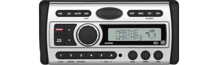 CLARION CMD5  WATERTIGHT MARINE CD/MP3/WMA RECIEVER/CeNET CONTROL Refurb