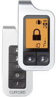 Clifford 20.7X Responder LC3 Remote Start - 2 Way LCD Remote, 1 Way Companion with SST Technology