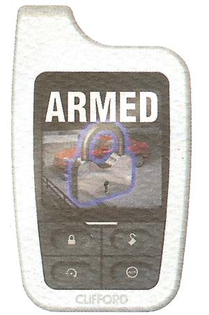 Clifford 70.7X Responder HD SEC/RS with 2 Way Color Remote , 1 way companion with SST Technology