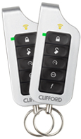 Clifford RSX 1.3X Responder LE Remote Start - 2 Way Supercode Remote, 1 Way Companion