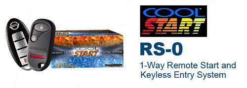 Crimestopper RS-00-G3 OEM 1 Way Remote Start and Keyless Entry System