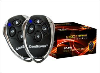 Crimestopper SP-101 1-Way Alarm and Keyless Entry System w/ new style remote