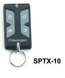 Crimestopper SPTX-11 Ultra-Slim 4-Button Transmitter for the SP-101
