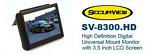 Crimestopper SecurView SV-8300.HD Universal 3 1/2  Digital Color Monitor with Multi Mount Bracket