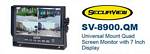 Crimestopper SecurView SV-8900.QM 7 Color TFT LCD Monitor with Built-In Quad Splitter