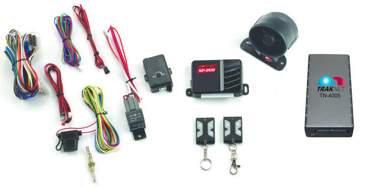 Crimestopper Traknet TN-4520.SP TN-4005 GPS Tracking System + SP-201 1 Way Alarm System
