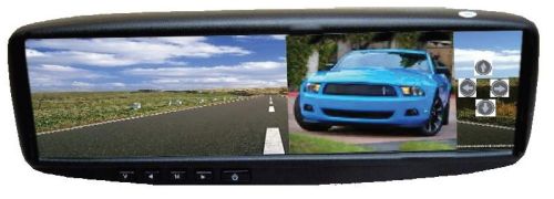 Crimestopper SV-9158 OEM Style Replacement Rear View Mirror LCD Monitor with 5-Way Input Control