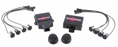 Crimestopper CA-5027 Plastic Bumper Front and Rear Parking Assist System with Audible Buzzer