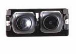 Crimestopper SV-6706.DC 170 Degree Waterproof Lip-Mount CCD Dual Swivel Color Camera, Parking Assist Lines