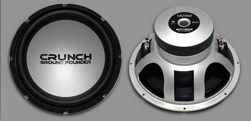 Crunch Ground Pounder GPV12D4 12 dual 4-Ohm subwoofer 1200 watts Maxximum - 600 RM