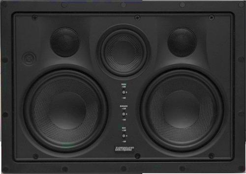 Earthquake EWS530C Edgeless 2 x 5.25 / 3 / 2 x 1 350W 3 Way Kevlar In-Wall Center Channel Speaker with 1 Silk Dome Tweeters
