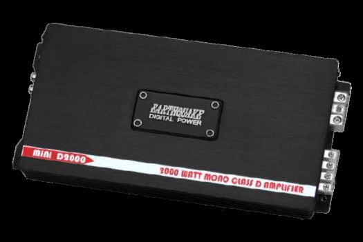 Earthquake Mini D2000 1200 RMS @ 1 Ohm Compact Class D Mono Subwoofer Amplifier 2000W Peak