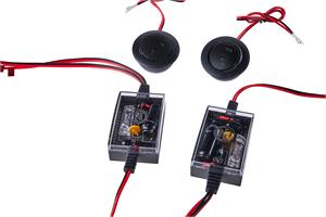 Memphis 15-PR1V2 - 1 Inch 50W RMS PEI Dome Tweeters w/ Crossovers (Pair)